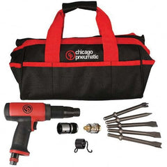 Chicago Pneumatic - 2,500 BPM, 3-1/2" Long Stroke, Air Chipping Hammer - Best Tool & Supply