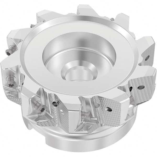 Seco - Indexable Square-Shoulder Face Mills Cutting Diameter (mm): 100.00 Cutting Diameter (Decimal Inch): 3.9371 - Best Tool & Supply