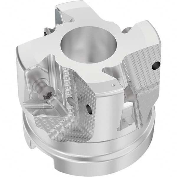 Indexable Square-Shoulder Face Mill:  R220.64-0050-ZO16-4A,  22.0000″ Arbor Hole Dia, Uses  4,  ZOMX16 Inserts,  Through Coolant,  Series  R220.64