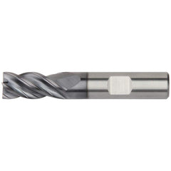 Kennametal - 1", 1-1/2" LOC, 1" Shank Diam, 4-1/2" OAL, 4 Flute, Solid Carbide Square End Mill - Best Tool & Supply