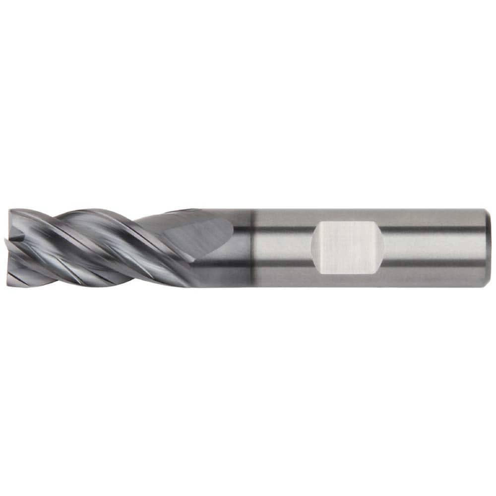 Kennametal - 1-1/4" Diam 4 Flute Solid Carbide 0.03" Corner Radius End Mill - Best Tool & Supply