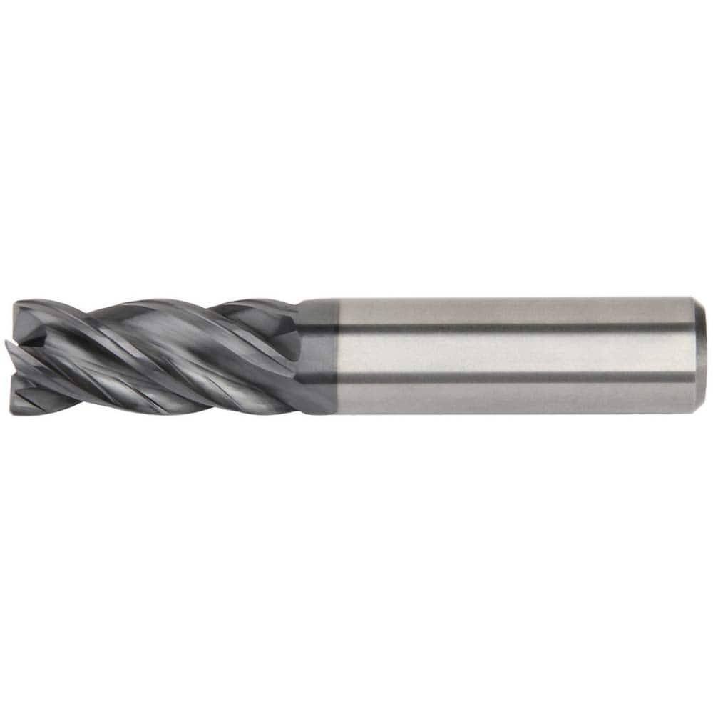 Kennametal - 1-1/4", 3" LOC, 1-1/4" Shank Diam, 7" OAL, 4 Flute, Solid Carbide Square End Mill - Best Tool & Supply