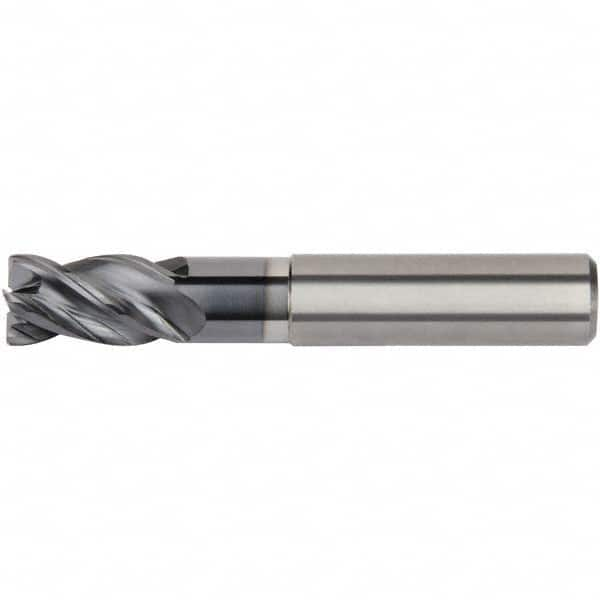 Kennametal - 25mm Diam 4 Flute Solid Carbide 3mm Corner Radius End Mill - Best Tool & Supply