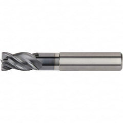 Kennametal - 25mm Diam 4 Flute Solid Carbide 3mm Corner Radius End Mill - Best Tool & Supply