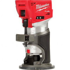 Milwaukee Tool - Electric Routers Collet Size (Inch): 1/4 Router Type: Cordless Compact Router - Best Tool & Supply