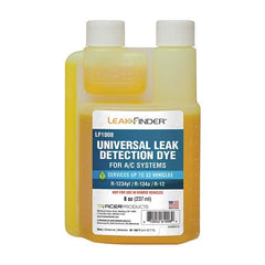 Leak Finder - Automotive Leak Detection Dyes Applications: Refrigeration Container Size: 8 oz. - Best Tool & Supply