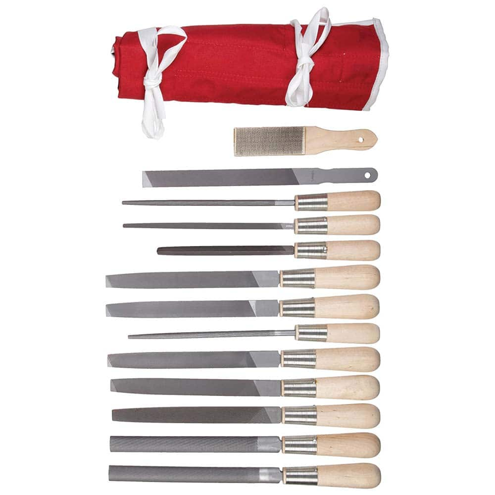 Simonds File - File Sets File Set Type: American File Types Included: Mill; Half Round; Round; Slim Taper; Rasp - Best Tool & Supply