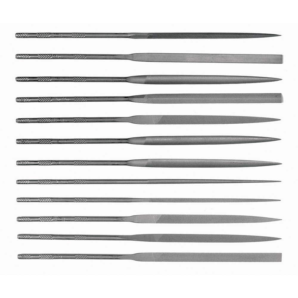 Simonds File - File Sets File Set Type: Needle File Types Included: Square; Round; Half Round; Slitting; Flat; Marking; Knife; Crossing; Three Square; Barrette; Equalling - Best Tool & Supply