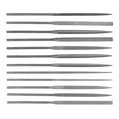 Simonds File - File Sets File Set Type: Needle File Types Included: Square; Round; Half Round; Slitting; Flat; Marking; Knife; Crossing; Three Square; Barrette; Equalling - Best Tool & Supply