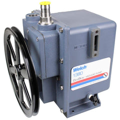 Welch - Rotary Vane-Type Vacuum Pumps; Horsepower: N/A ; Voltage: N/A ; Cubic Feet per Minute: 5.60 ; Length (Decimal Inch): 10.0000 ; Width (Decimal Inch): 12.0000 ; Height (Inch): 15 - Exact Industrial Supply