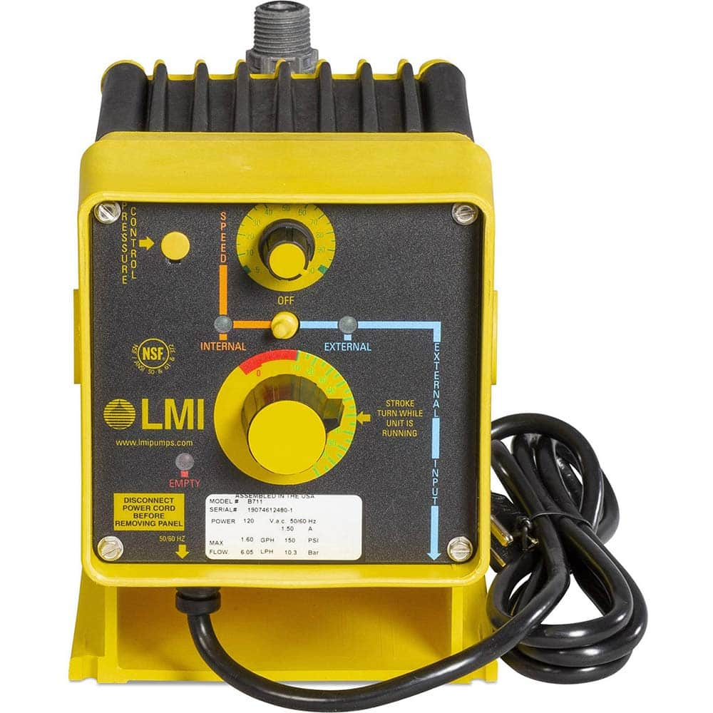 LMI - Metering Pumps Type: Chemical GPH: 8.000 - Best Tool & Supply