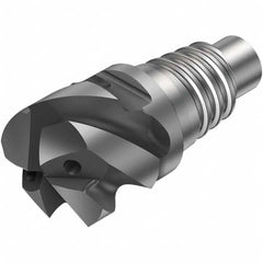 Sandvik Coromant - Corner Radius & Corner Chamfer End Mill Heads Mill Diameter (mm): 25.00 Mill Diameter (Decimal Inch): 0.9843 - Best Tool & Supply