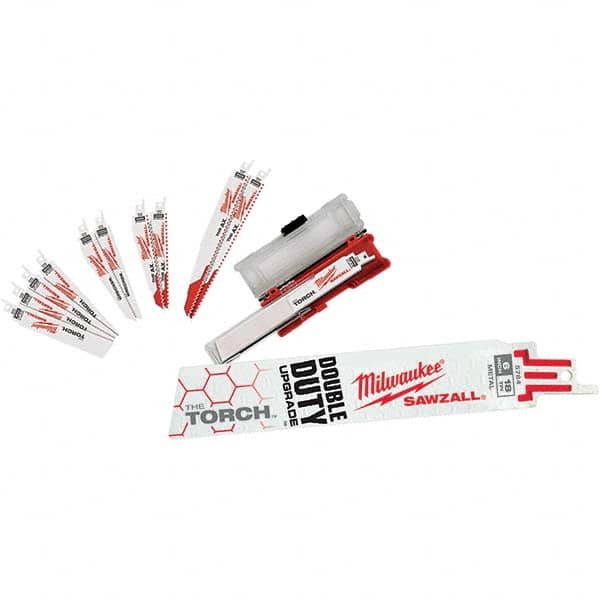 Milwaukee Tool - Reciprocating Saw Blade Sets Blade Material: Bi-Metal Minimum Blade Length (Inch): 6 - Best Tool & Supply