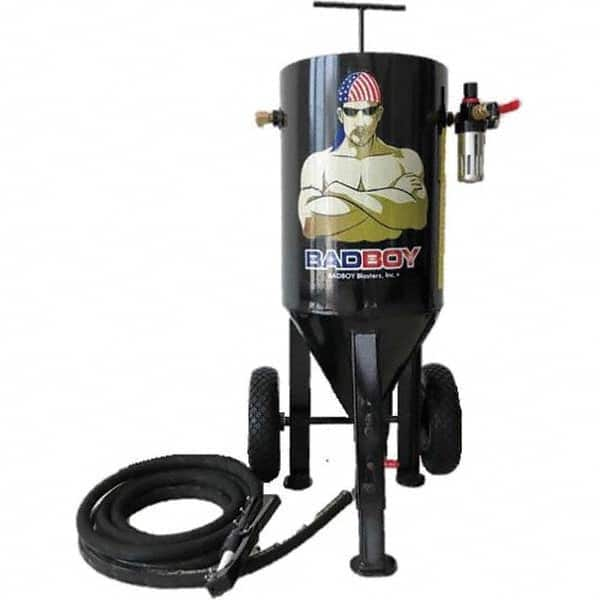 BadBoy Blasters - Portable Sandblasters Tank Height (Inch): 32 Overall Depth (Inch): 15 - Best Tool & Supply