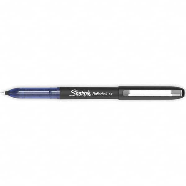 Sharpie - Pens & Pencils Type: Roller Ball Pen Color: Blue - Best Tool & Supply