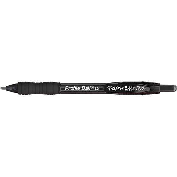 Paper Mate - Pens & Pencils Type: Retractable Ball Point Pen Color: Black - Best Tool & Supply