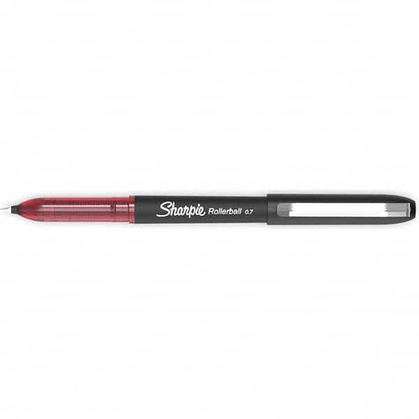 Sharpie - Pens & Pencils Type: Roller Ball Pen Color: Red - Best Tool & Supply