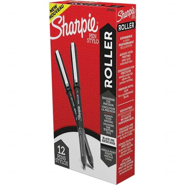 Sharpie - Pens & Pencils Type: Roller Ball Pen Color: Black - Best Tool & Supply