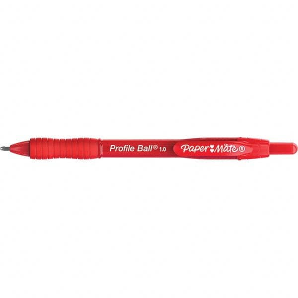 Paper Mate - Pens & Pencils Type: Retractable Ball Point Pen Color: Red - Best Tool & Supply