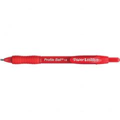 Paper Mate - Pens & Pencils Type: Retractable Ball Point Pen Color: Red - Best Tool & Supply