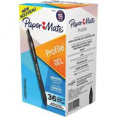 Paper Mate - Pens & Pencils Type: Retractable Gel Color: Black - Best Tool & Supply