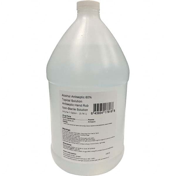 Made in USA - 1 Gal Bottle 80% Alcohol Liquid Hand Sanitizer - Best Tool & Supply