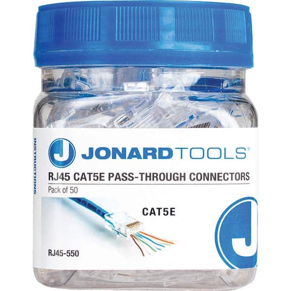 Jonard Tools - Cable Tools & Kits Tool Type: Pass-Through Connectors Number of Pieces: 50.000 - Best Tool & Supply