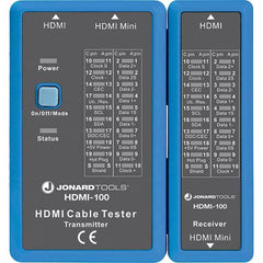 Jonard Tools - Cable Testers Cable Type: HDMI; Mini HDMI Display Type: No Screen - Best Tool & Supply