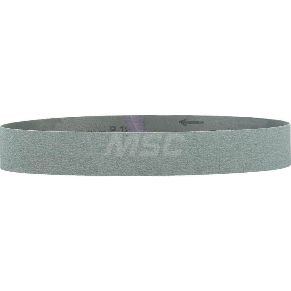 Abrasive Belt: 1-3/16″ Width, 21″ OAL, 400 Grit, Aluminum Oxide Coated, Dry