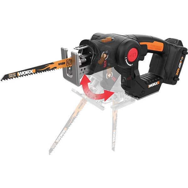 Worx - Cordless Reciprocating Saws Voltage: 20.00 Battery Chemistry: Lithium-Ion - Best Tool & Supply