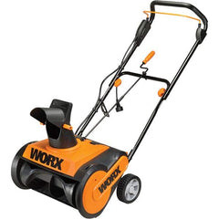 Worx - Snow Blowers Type: Snow Thrower Clearing Width (Inch): 18 - Best Tool & Supply