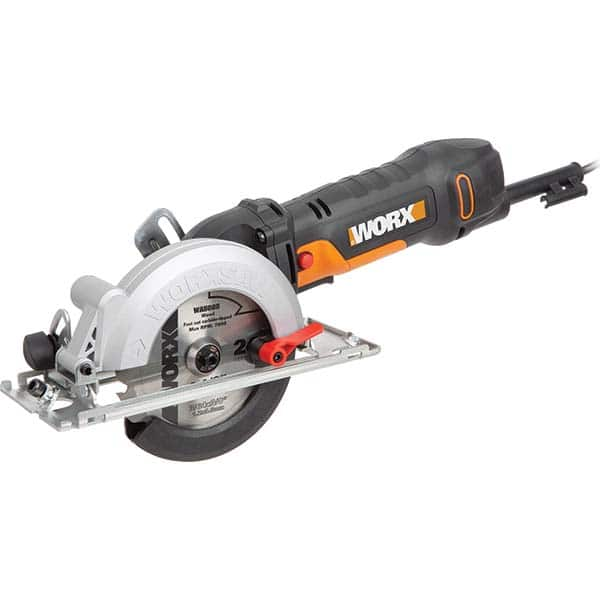 Worx - Electric Circular Saws Amperage: 4.5000 Blade Diameter Compatibility (Inch): 4-1/2 - Best Tool & Supply