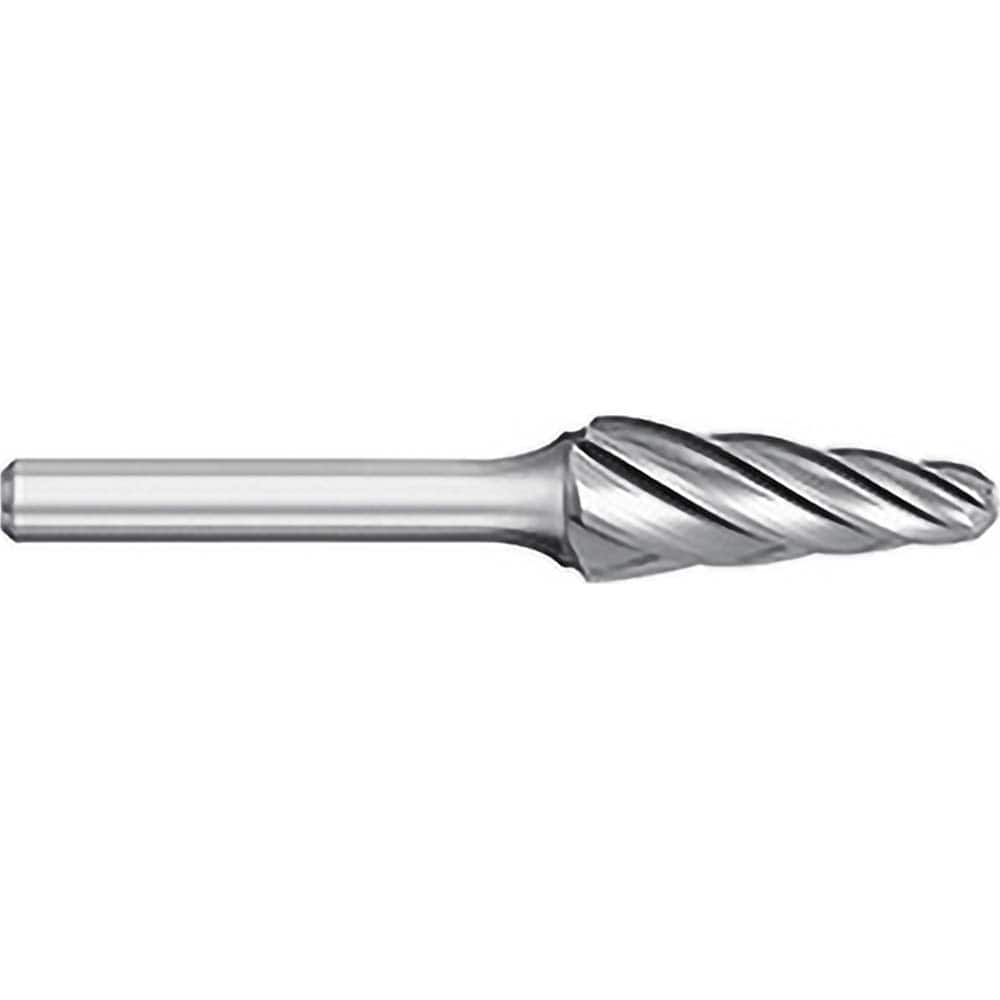 Titan USA - Burrs; Head Shape: Taper ; Industry Specification: SL-4NF ; Tooth Style: Aluma Cut ; Cutting Diameter (Inch): 1/2 ; Cutting Diameter (Decimal Inch): 0.5000 ; Shank Diameter (Inch): 1/4 - Exact Industrial Supply