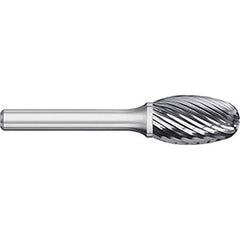 Titan USA - Burrs; Head Shape: Egg ; Industry Specification: SE-7 ; Tooth Style: Single Cut ; Cutting Diameter (Inch): 3/4 ; Cutting Diameter (Decimal Inch): 0.7500 ; Shank Diameter (Inch): 1/4 - Exact Industrial Supply