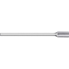 Titan USA - Burrs; Head Shape: Cylinder ; Industry Specification: SA-3X ; Tooth Style: Single Cut ; Cutting Diameter (Inch): 3/8 ; Cutting Diameter (Decimal Inch): 0.3750 ; Shank Diameter (Inch): 1/4 - Exact Industrial Supply