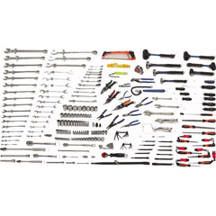 Williams - 225 Piece Tethered Intermediate Tool Set, Tools at Height - Exact Industrial Supply