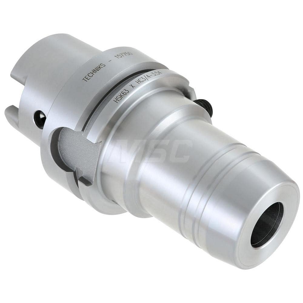 Hydraulic Tool Chuck: Taper Shank, 12 mm Hole 85 mm Projection, 32 mm Nose Dia, Through Coolant