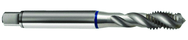 10-24 2B 3-Flute Cobalt Blue Ring Semi-Bottoming 40 degree Spiral Flute Tap-Bright - Best Tool & Supply