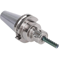 Collet Chuck: 0.079 to 0.63″ Capacity, ER Collet, Dual Contact Taper Shank 8″ Projection, Through Coolant