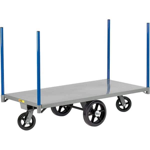 Little Giant - 2,000 Lb Capacity Steel Pipe Stake Truck - Steel Deck, 24" OAW, 48" Platform Length - Best Tool & Supply