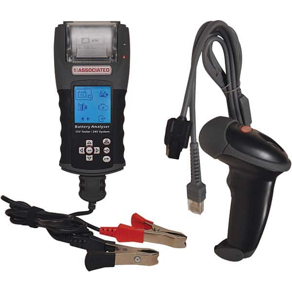 Associated Equipment - Automotive Battery Testers Type: Digital Battery and System Tester with Integrated Printer Voltage: 12 to 24 VDC - Best Tool & Supply