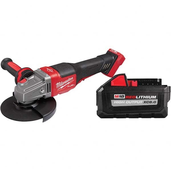 Milwaukee Tool - Angle & Disc Grinders Type of Power: Cordless Wheel Diameter (Inch): 4-1/2 - 6 - Best Tool & Supply