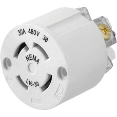 Hubbell Wiring Device-Kellems - 3-Phase Delta 480 VAC 30A NEMA L16-30R Industrial Twist Lock Connector - Best Tool & Supply