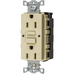 Hubbell Wiring Device-Kellems - GFCI Receptacles Grade: Commercial Color: Ivory - Best Tool & Supply