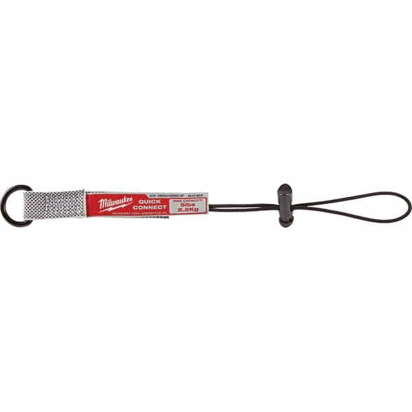Milwaukee Tool - Tool Holding Accessories; Type: Tool Lanyard ; Connection Type: Loop ; Length: 11.25 ; Length (Decimal Inch): 11.25 ; Additional Info: (3) 5lb Small Quick-Connect Accessory ; Color: Black; Red - Exact Industrial Supply