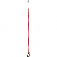 Milwaukee Tool - Tool Holding Accessories; Type: Tool Lanyard ; Connection Type: Carabiner ; Length: 54.40 ; Length (Decimal Inch): 54.40 ; Additional Info: 10lb Extended Reach Locking Tool Lanyard ; Color: Red - Exact Industrial Supply