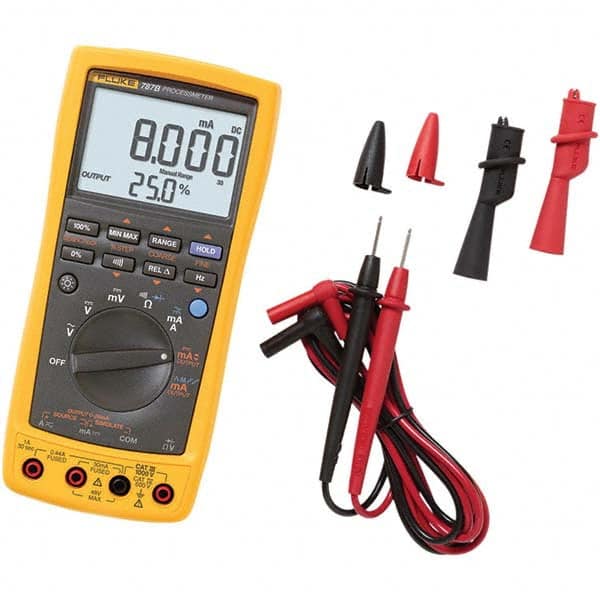 Fluke - Multimeters Multimeter Type: Digital Measures: Continuity; Diode Test; Frequency; Resistance; Voltage - Best Tool & Supply