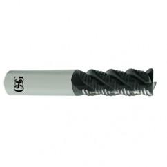 1/2" Dia. - 3" OAL - TIAlN CBD - .125 CR- Roughing End Mill - 4 FL - Best Tool & Supply