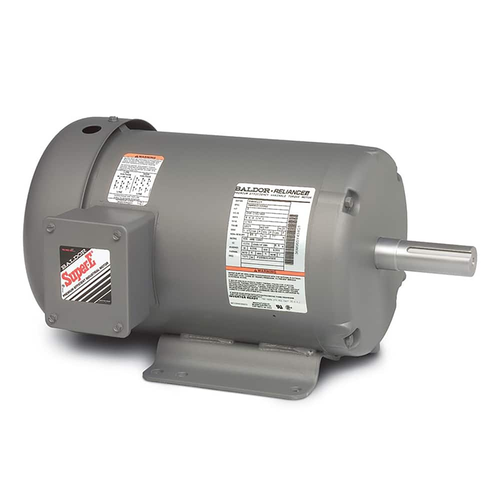 Baldor Reliance - Industrial Electric AC/DC Motors; Motor Type: Three Phase ; Type of Enclosure: TEFC ; Horsepower: 2 ; Thermal Protection Rating: None ; Name Plate RPMs: 1800 ; Voltage: 208-230/460 - Exact Industrial Supply