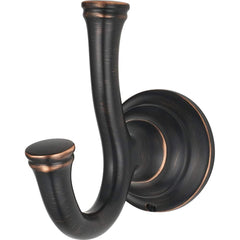American Standard - Washroom Shelves, Soap Dishes & Towel Holders; Type: Double Robe Hook ; Material: Metal ; Length (Inch): 4 ; Width (Inch): 2-3/16 ; Depth (Inch): 4 ; Finish/Coating: Oil Rubbed Bronze - Exact Industrial Supply